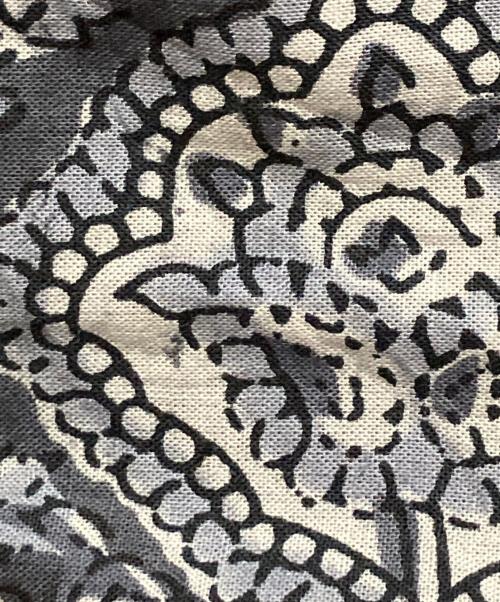 freada（フリーダ）freada (フリーダ) インド胸キルトプリントワンピース グレー サイズ:Freeの古着・服飾アイテム