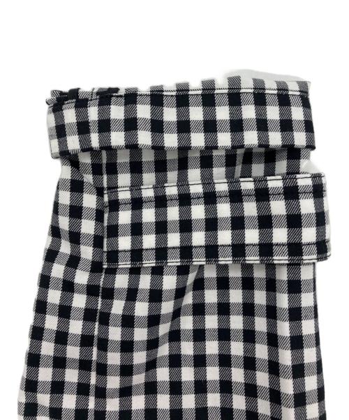 To b. by agnes b.（トゥービー バイ アニエスベー）To b. by agnes b. (トゥービー バイ アニエスベー) ギンガムチェックスプリングコート ブラック サイズ:36の古着・服飾アイテム