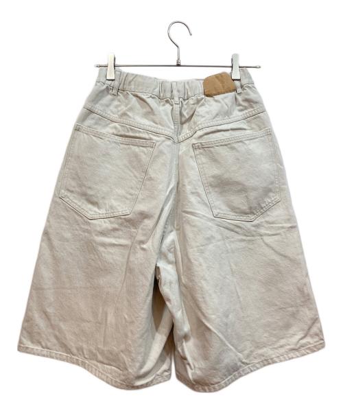 OUT OF FRAME（アウトオブフレーム）OUT OF FRAME (アウトオブフレーム) SelvedgeDenimバギーショーツ グレー サイズ:36の古着・服飾アイテム