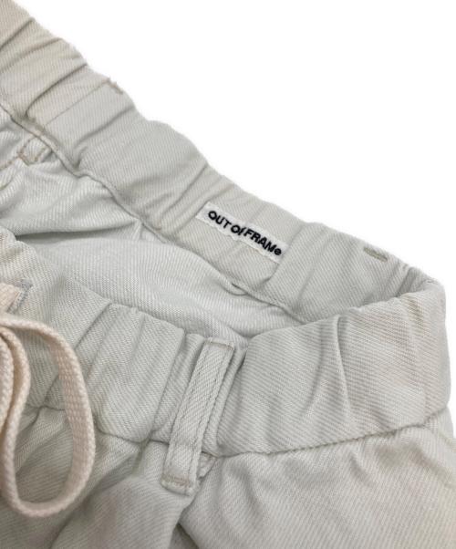 OUT OF FRAME（アウトオブフレーム）OUT OF FRAME (アウトオブフレーム) SelvedgeDenimバギーショーツ グレー サイズ:36の古着・服飾アイテム