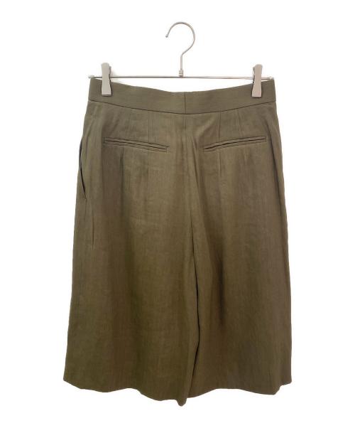 BLAMINK（ブラミンク）BLAMINK (ブラミンク) リネンクロップドパンツ ブラウン サイズ:38の古着・服飾アイテム