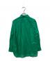 EFFE BEAMS (エッフェ ビームス) コットンシルク レギュラーシャツ グリーン サイズ:38 未使用品：6000円