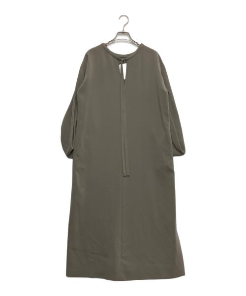 Whim Gazette（ウィムガゼット）Whim Gazette (ウィムガゼット) 袖ボリュームワンピース カーキ サイズ:F 未使用品の古着・服飾アイテム