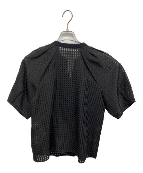 Diagram（ダイアグラム）Diagram (ダイアグラム) コード刺繍ブラウス ブラック サイズ:38の古着・服飾アイテム