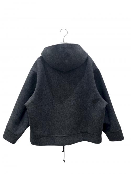 MADISON BLUE（マディソンブルー）MADISON BLUE (マディソンブルー) OVERSIZED HOODIE MELTON グレー サイズ:XS 未使用品の古着・服飾アイテム