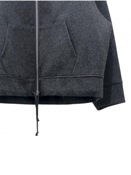 MADISON BLUE（マディソンブルー）MADISON BLUE (マディソンブルー) OVERSIZED HOODIE MELTON グレー サイズ:XS 未使用品の古着・服飾アイテム