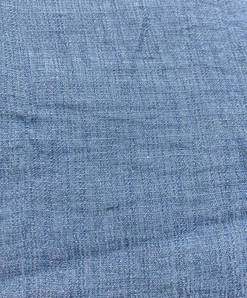 Demi-Luxe Beams（デミルクス ビームス）Demi-Luxe BEAMS (デミルクス ビームス) レーヨンリネン フリルシャツ ブルー サイズ:36の古着・服飾アイテム