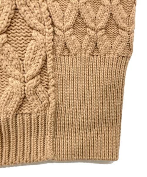 BATONER（バトナ―）BATONER (バトナ―) マルチゲージ ケーブル ベスト ブラウン サイズ:１の古着・服飾アイテム