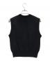 UNITED ARROWS (ユナイテッドアローズ) 3D フラワーモチーフ ノースリーブ ニットベスト ブラック サイズ:FREE 未使用品：10000円