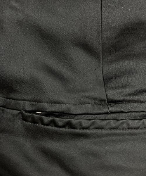 BLACK COMME des GARCONS（ブラックコムデギャルソン）BLACK COMME des GARCONS (ブラックコムデギャルソン) ポリ縮絨ノースリーブワンピース ブラック サイズ:XSの古着・服飾アイテム
