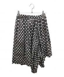 COMME des GARCONS COMME des GARCONS（コムデギャルソン コムデギャルソン）の古着「リネンドットパンツ」｜グレー