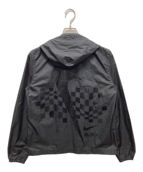 BLACK COMME des GARCONS（ブラックコムデギャルソン）BLACK COMME des GARCONS (ブラックコムデギャルソン) NIKE (ナイキ) ナイロンジャケット ブラック サイズ:Sの古着・服飾アイテム