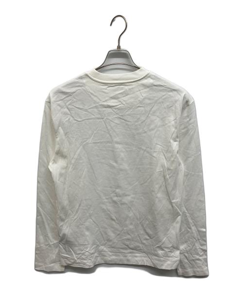JIL SANDER+（ジルサンダープラス）JIL SANDER+ (ジルサンダープラス) ロングスリーブカットソー ホワイト サイズ:XSの古着・服飾アイテム
