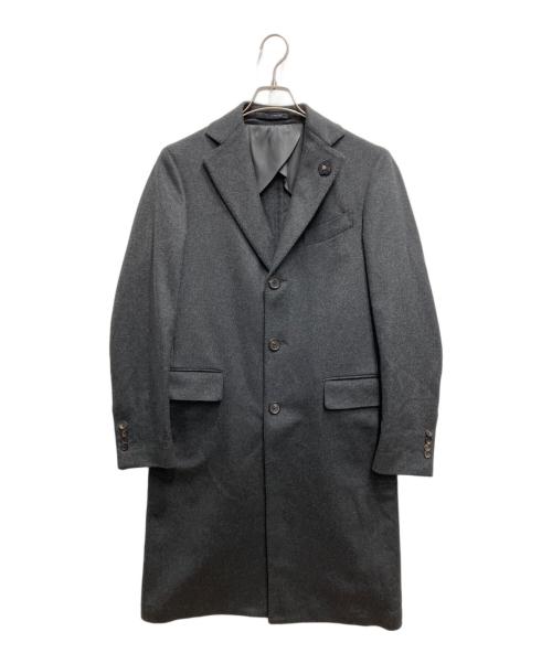 LARDINI（ラルディーニ）LARDINI (ラルディーニ) チェスターコート チャコールグレー サイズ:44の古着・服飾アイテム