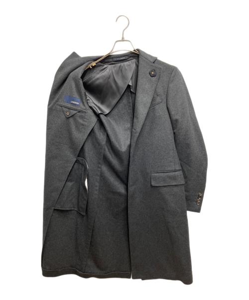 LARDINI（ラルディーニ）LARDINI (ラルディーニ) チェスターコート チャコールグレー サイズ:44の古着・服飾アイテム