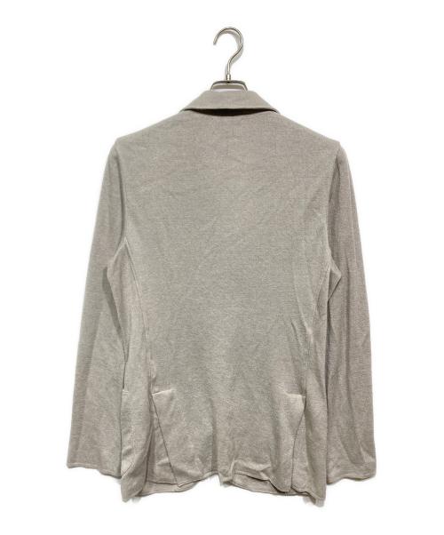 LARDINI（ラルディーニ）LARDINI (ラルディーニ) コットンミラノリブニットジャケット ライトグレー サイズ:S 未使用品の古着・服飾アイテム