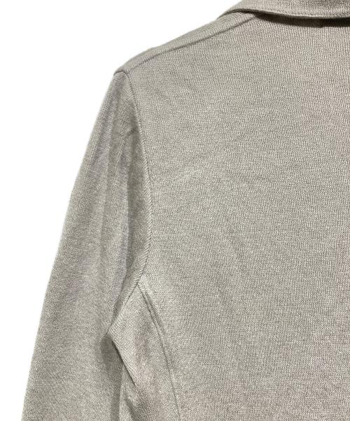 LARDINI（ラルディーニ）LARDINI (ラルディーニ) コットンミラノリブニットジャケット ライトグレー サイズ:S 未使用品の古着・服飾アイテム