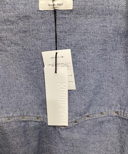 Knuth Marf（クヌースマーフ）Knuth Marf (クヌースマーフ) western denim over shirt インディゴ サイズ:Freeの古着・服飾アイテム