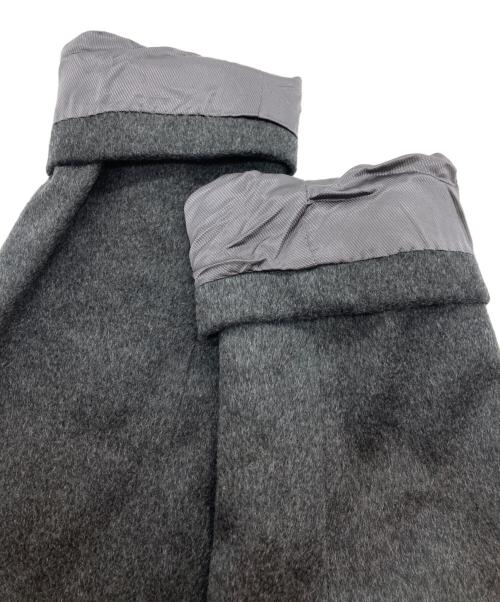 NEWYORKER（ニューヨーカー）NEWYORKER (ニューヨーカー) カシミヤスタンドカラーコート グレー サイズ:9の古着・服飾アイテム