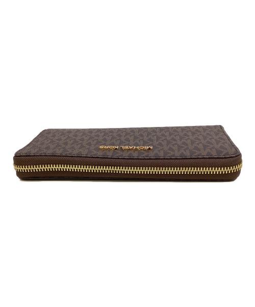 MICHAEL KORS（マイケルコース）MICHAEL KORS (マイケルコース) 長財布 ブラウンの古着・服飾アイテム