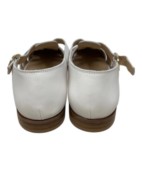 TOMORROW LAND（トゥモローランド）TOMORROW LAND (トゥモローランド) レザーグルカサンダル ホワイト サイズ:38の古着・服飾アイテム