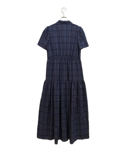 CELFORD（セルフォード）CELFORD (セルフォード) エンブロイダリーボリュームシャツワンピース ネイビー サイズ:38 未使用品の古着・服飾アイテム