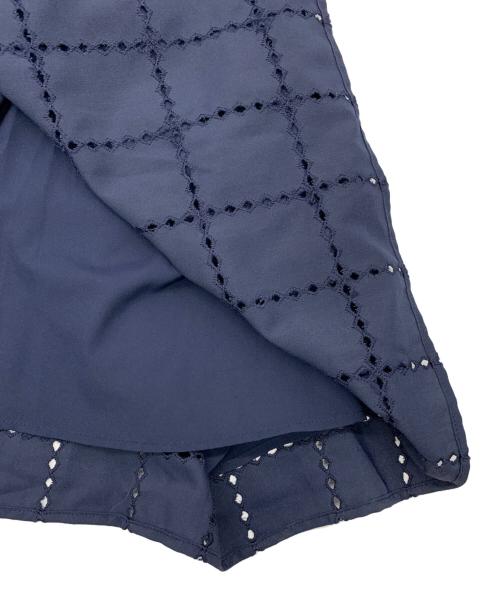 CELFORD（セルフォード）CELFORD (セルフォード) エンブロイダリーボリュームシャツワンピース ネイビー サイズ:38 未使用品の古着・服飾アイテム