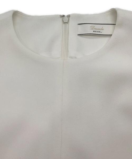 BEIGE（ベイジ）BEIGE (ベイジ) LUIZA / Iラインワンピース ホワイト サイズ:4の古着・服飾アイテム