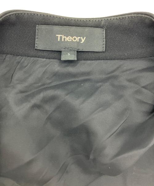 theory（セオリー）theory (セオリー) ノーカラージャケット ブラック サイズ:2の古着・服飾アイテム