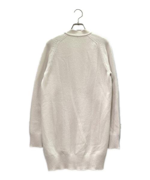 HERMES（エルメス）HERMES (エルメス) カシミヤニットカーディガン ベージュ サイズ:34の古着・服飾アイテム