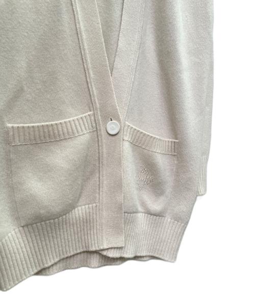 HERMES（エルメス）HERMES (エルメス) カシミヤニットカーディガン ベージュ サイズ:34の古着・服飾アイテム