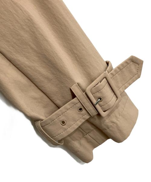 ESTNATION（エストネーション）ESTNATION (エストネーション) タスランポリエステルトレンチコート ベージュ サイズ:36の古着・服飾アイテム