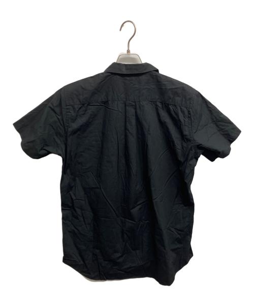 BLACK COMME des GARCONS（ブラックコムデギャルソン）BLACK COMME des GARCONS (ブラックコムデギャルソン) 丸襟半袖シャツ ブラック サイズ:XLの古着・服飾アイテム