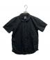 BLACK COMME des GARCONS（ブラックコムデギャルソン）の古着「丸襟半袖シャツ」｜ブラック