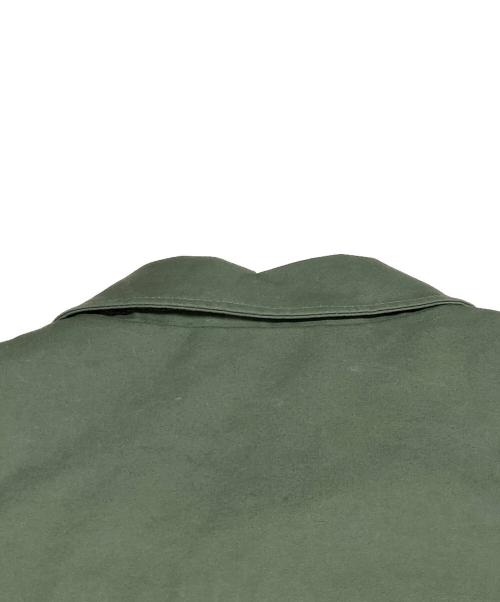 SCOTCH & SODA（スコッチアンドソーダ）SCOTCH & SODA (スコッチアンドソーダ) パッチワークステンカラーコート オリーブ サイズ:Lの古着・服飾アイテム