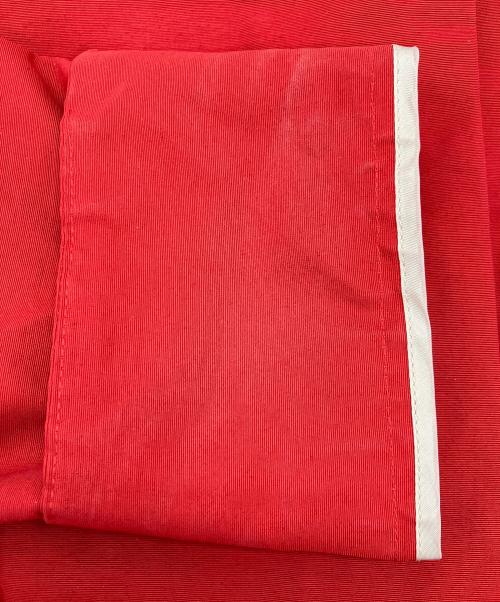 atelier KEISUZUKI（アトリエ ケイスズキ）atelier KEISUZUKI (アトリエ ケイスズキ) UNI ミカド ベルテットロングワンピースコート レッド サイズ:Freeの古着・服飾アイテム