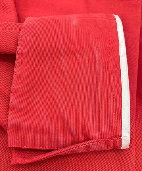 atelier KEISUZUKI（アトリエ ケイスズキ）atelier KEISUZUKI (アトリエ ケイスズキ) UNI ミカド ベルテットロングワンピースコート レッド サイズ:Freeの古着・服飾アイテム