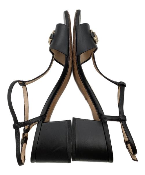 GUCCI（グッチ）GUCCI (グッチ) サンダル ホースビットサンダル 466706 ブラック サイズ:35 1/2の古着・服飾アイテム