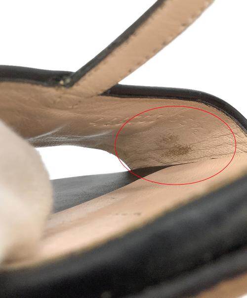 GUCCI（グッチ）GUCCI (グッチ) サンダル ホースビットサンダル 466706 ブラック サイズ:35 1/2の古着・服飾アイテム