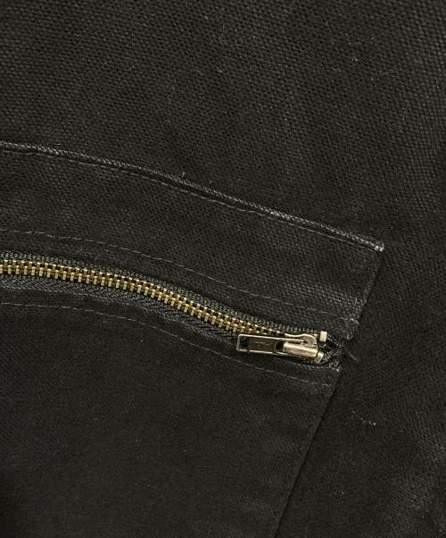 SUPREME（シュプリーム）SUPREME (シュプリーム) Leather Collar Work Jacket ブラック サイズ:Lの古着・服飾アイテム