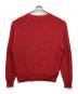 Supreme (シュプリーム) COMME des GARCONS SHIRT (コムデギャルソンシャツ) コラボクルーネックセーター レッド サイズ:M：31000円
