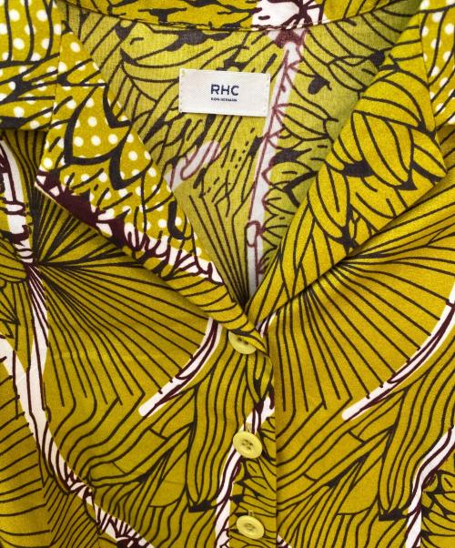 RHC Ron Herman（アールエイチシー ロンハーマン）RHC Ron Herman (アールエイチシー ロンハーマン) フラワープリントワンピース イエロー サイズ:XSの古着・服飾アイテム