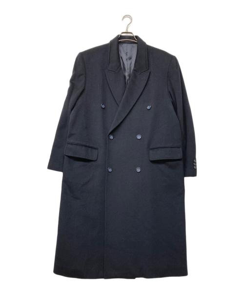 BELTA BUONO（ベルタ・ボーノ）BELTA BUONO (ベルタ・ボーノ) ダブルブレストカシミヤコート ネイビー サイズ:Lの古着・服飾アイテム