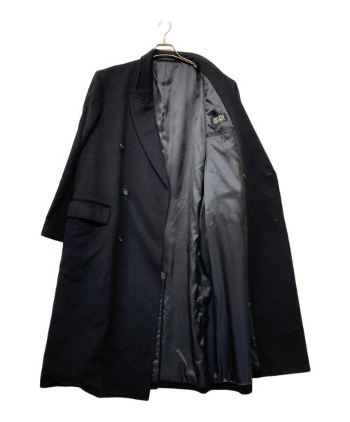 BELTA BUONO（ベルタ・ボーノ）BELTA BUONO (ベルタ・ボーノ) ダブルブレストカシミヤコート ネイビー サイズ:Lの古着・服飾アイテム