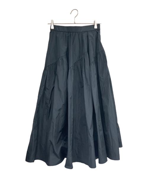 ANAYI（アナイ）ANAYI (アナイ) タフタ切替えティアード スカート ブラック サイズ:SIZE36 未使用品の古着・服飾アイテム