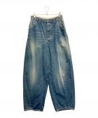 mina perhonenミナ ペルホネン）の古着「バルーンワイドデニム」｜ブルー