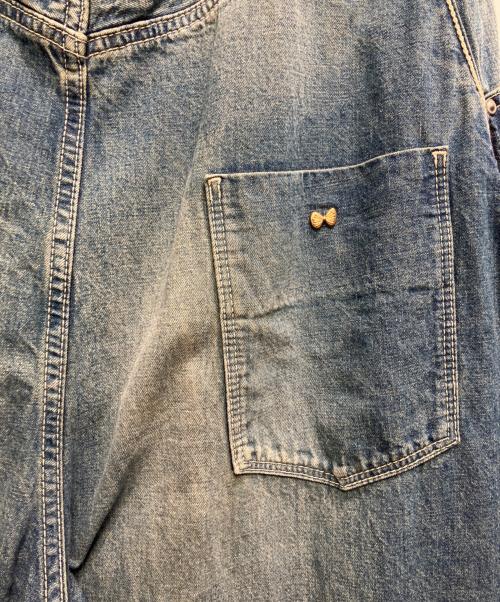 mina perhonen（ミナ ペルホネン）mina perhonen (ミナ ペルホネン) バルーンワイドデニム ブルー サイズ:36の古着・服飾アイテム