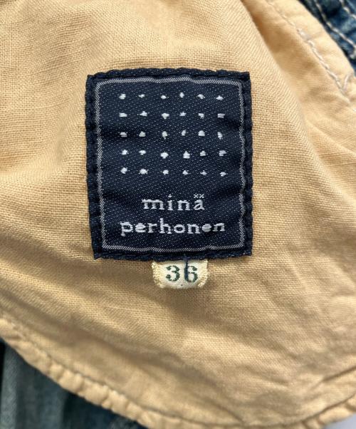 mina perhonen（ミナ ペルホネン）mina perhonen (ミナ ペルホネン) バルーンワイドデニム ブルー サイズ:36の古着・服飾アイテム