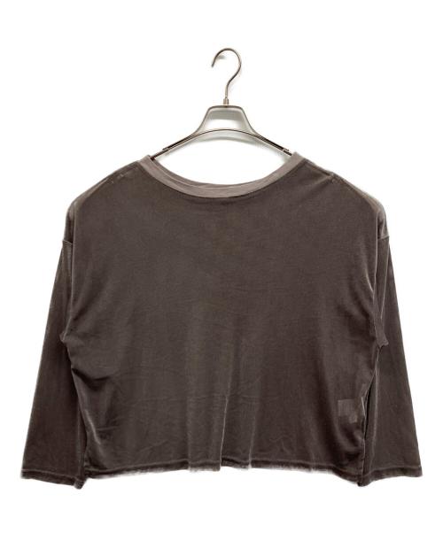 DROIT BELLO（ドロイトベロ）DROIT BELLO (ドロイトベロ) ベロアメッシュプルオーバー グレー サイズ:Freeの古着・服飾アイテム