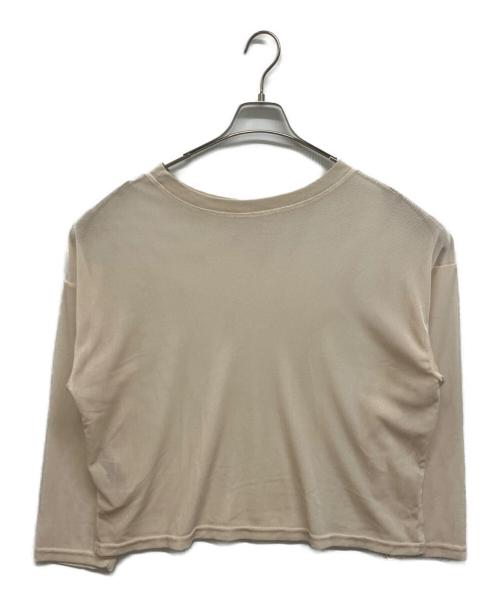 DROIT BELLO（ドロイトベロ）DROIT BELLO (ドロイトベロ) ベロアメッシュプルオーバー アイボリー サイズ:Freeの古着・服飾アイテム